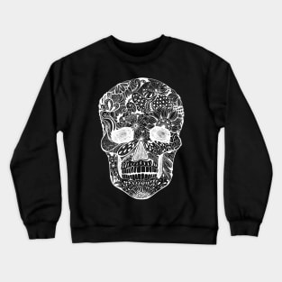 Floral skull Crewneck Sweatshirt